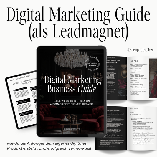 Digital Marketing Guide - (als 0€ Lead Magnet) mit PLR