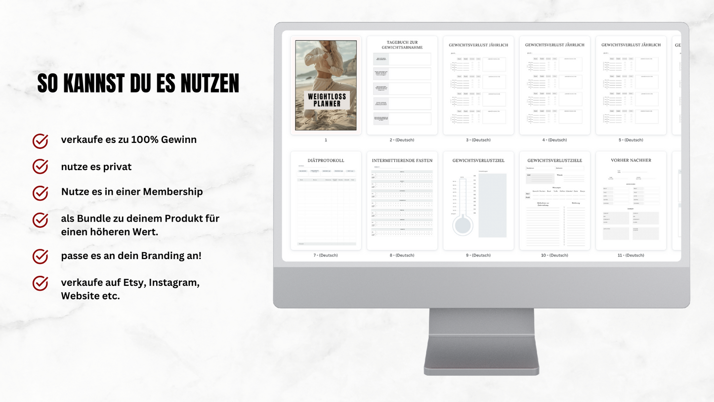 Weightloss Planner PLR